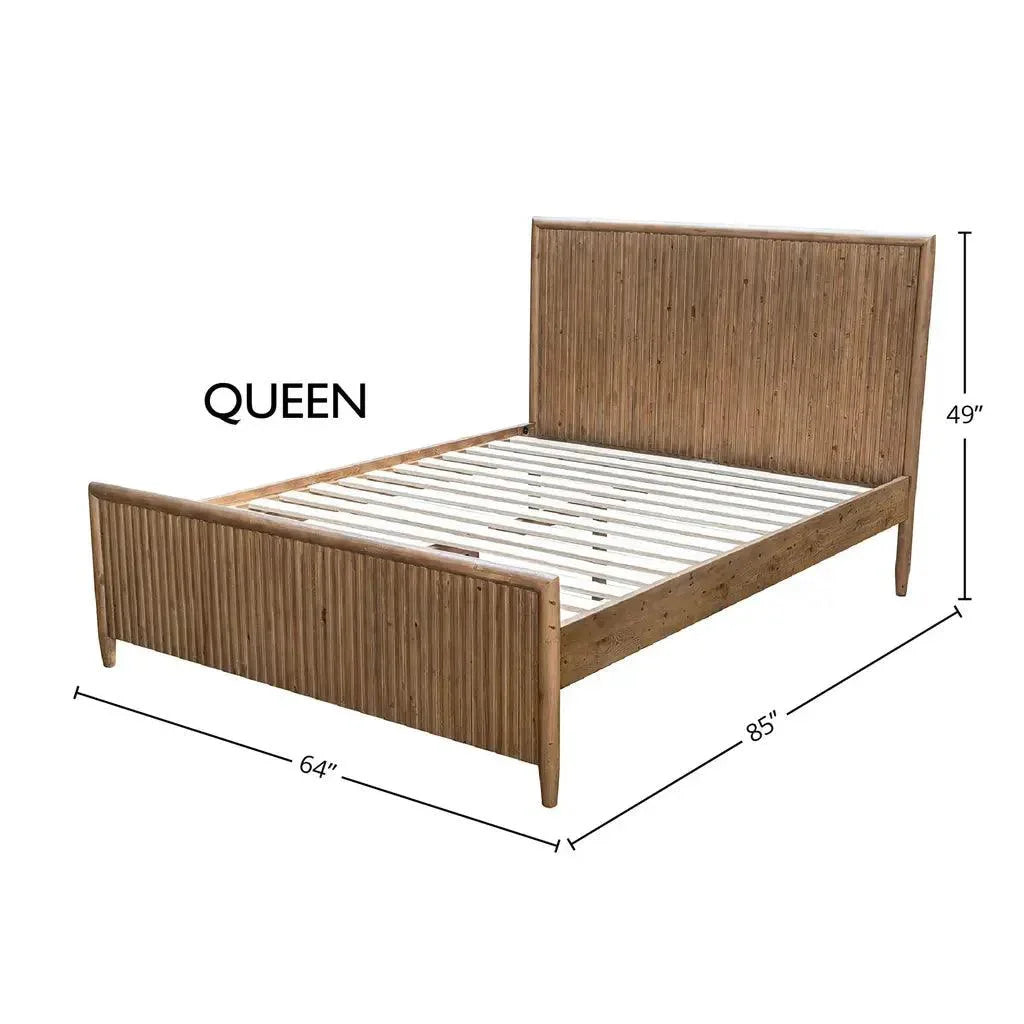 Britanica Modern Elegance Wooden Bed - LOOMLAN - LH Imports - Beds