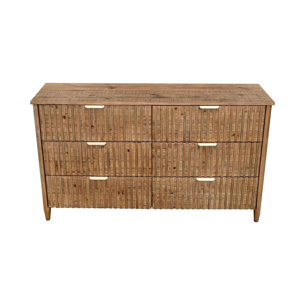 Britanica Modern Rustic6 Drawer Dresser - LOOMLAN - LH Imports - Dressers