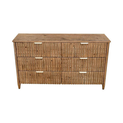 Britanica Modern Rustic6 Drawer Dresser - LOOMLAN - LH Imports - Dressers