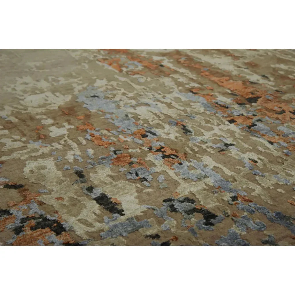 Brix Abstract Beige Large Area Rugs For Living Room - LOOMLAN - LOOMLAN - Area Rugs