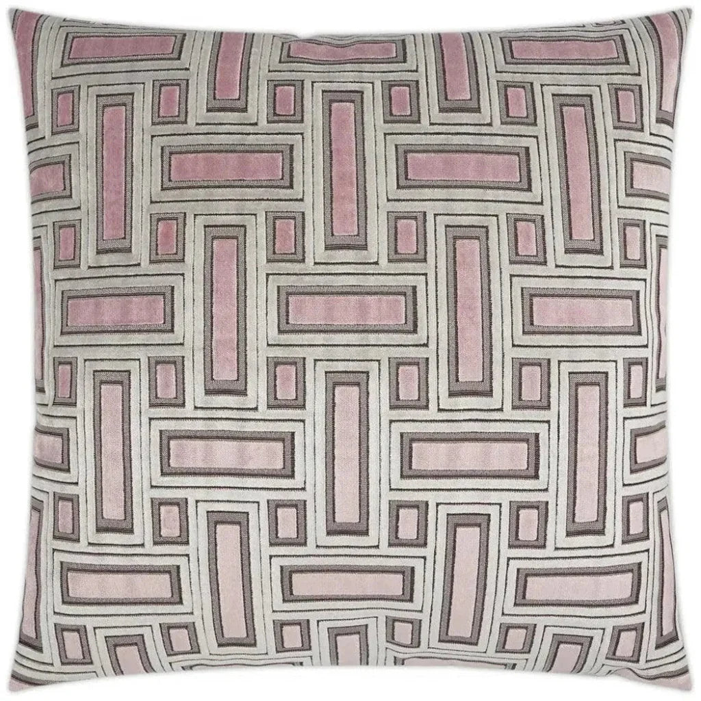 Brix Bella Geometric Blush Large Throw Pillow Insert - LOOMLAN - D.V. Kap - Throw Pillows