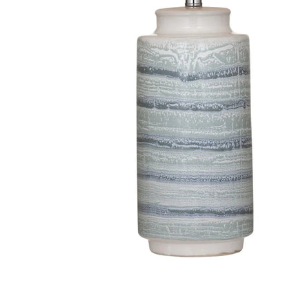 Brizi Blue Ceramic Table Lamp - LOOMLAN - Bassett Mirror - Table Lamps