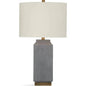 Broad Peak Concrete & Metal Grey Table Lamp - LOOMLAN - Bassett Mirror - Table Lamps