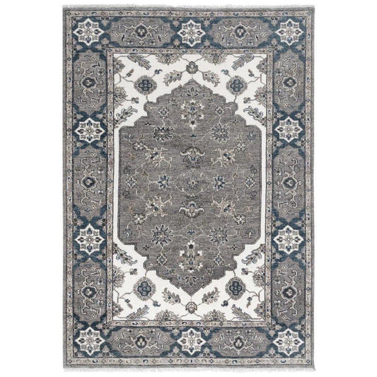 Broc Medallion Gray/ Large Area Rugs For Living Room - LOOMLAN - LOOMLAN - Area Rugs