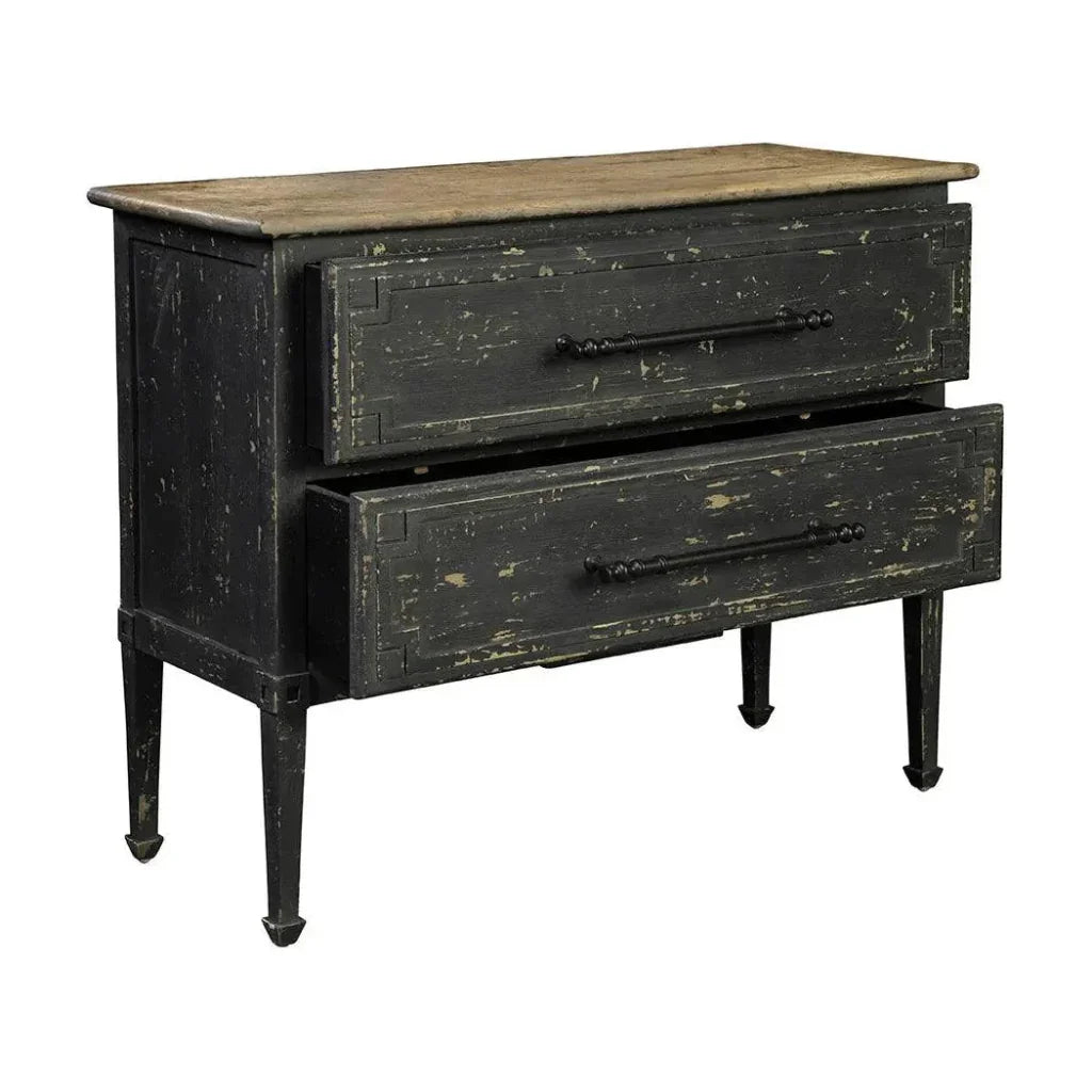 Brockton Wooden Black Chest - LOOMLAN - Furniture Classics - Chests