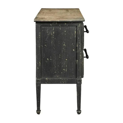 Brockton Wooden Black Chest - LOOMLAN - Furniture Classics - Chests