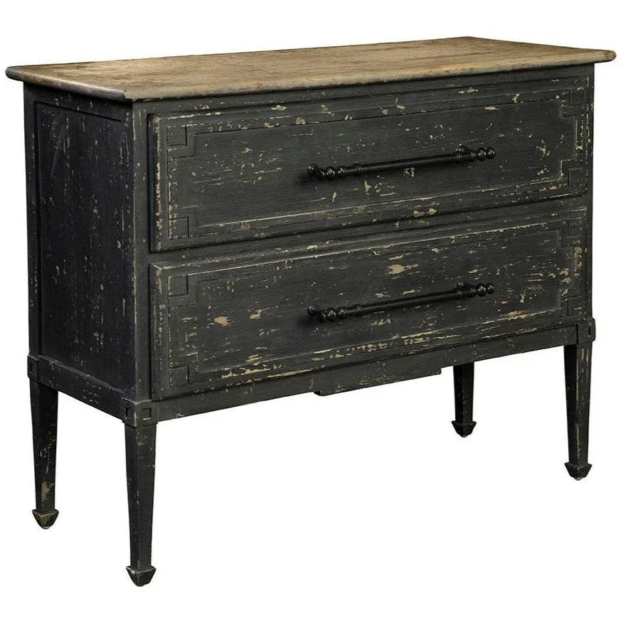 Brockton Wooden Black Chest - LOOMLAN - Furniture Classics - Chests
