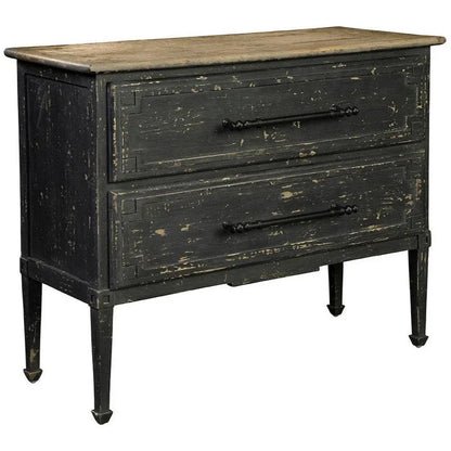 Brockton Wooden Black Chest - LOOMLAN - Furniture Classics - Chests
