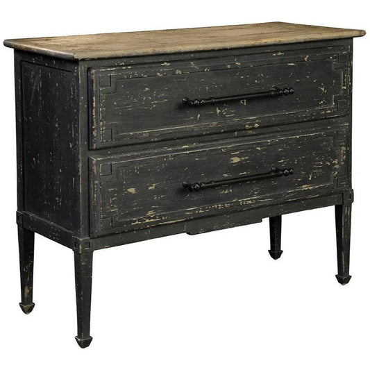 Brockton Wooden Black Chest - LOOMLAN - Furniture Classics - Chests