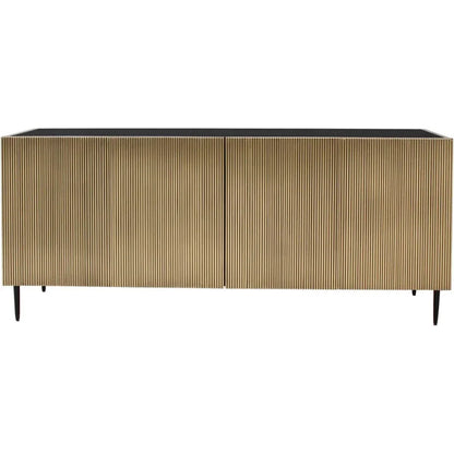 Brogan Wood and Iron Sideboard - LOOMLAN - Moe's Home - Sideboards