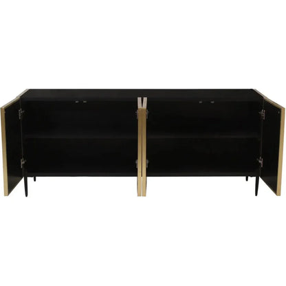 Brogan Wood and Iron Sideboard - LOOMLAN - Moe's Home - Sideboards