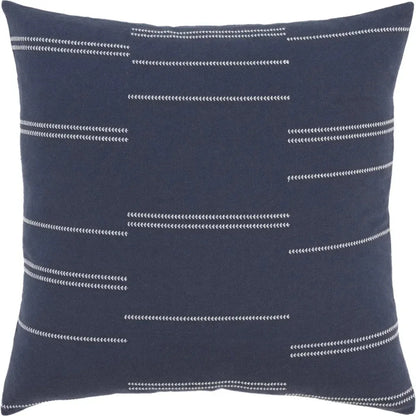 Broken Stripe Blue Throw Pillow Down Insert - LOOMLAN - LOOMLAN - Throw Pillows