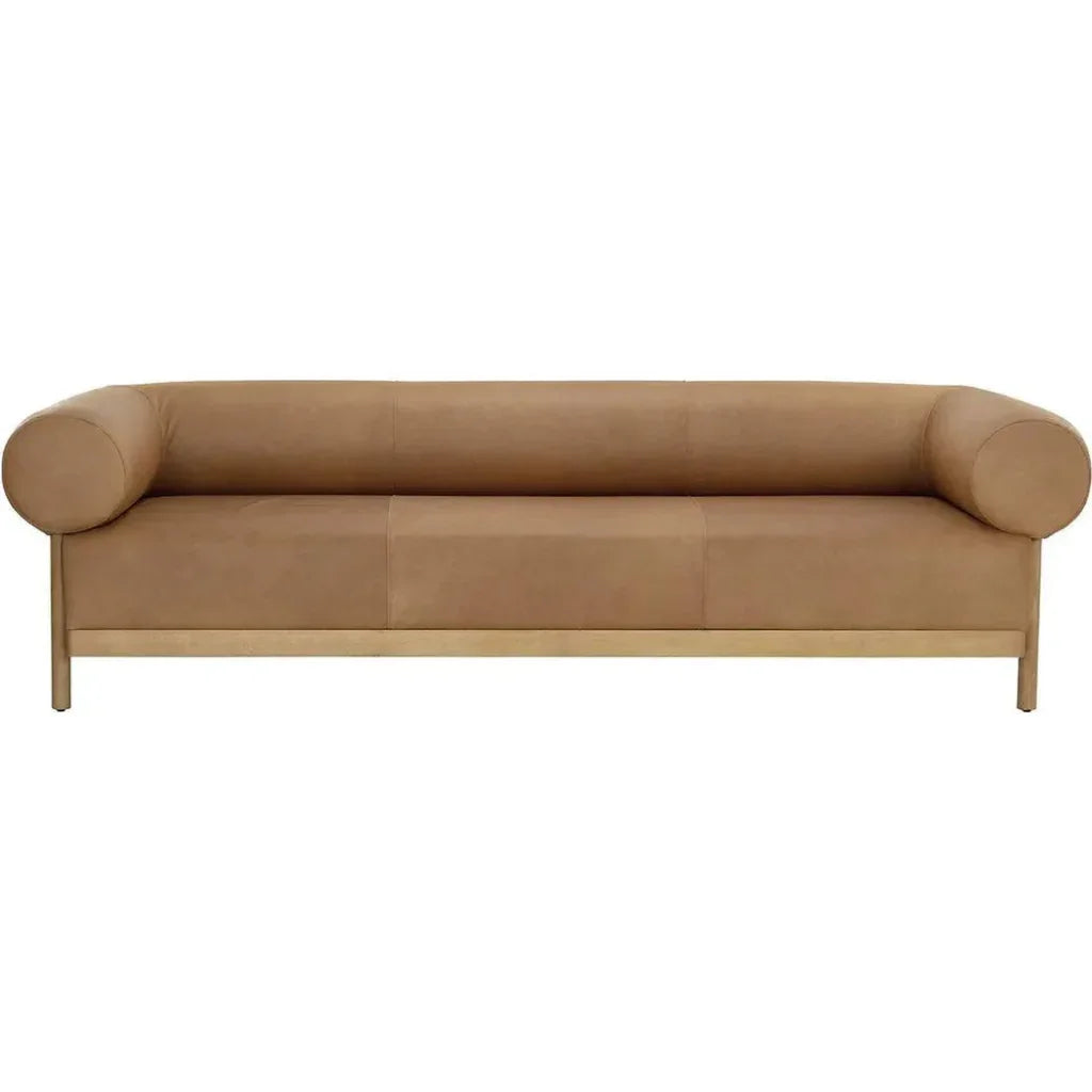 Bromley Leather Luxurious Sofa - LOOMLAN - SUNPAN - Sofas & Loveseats