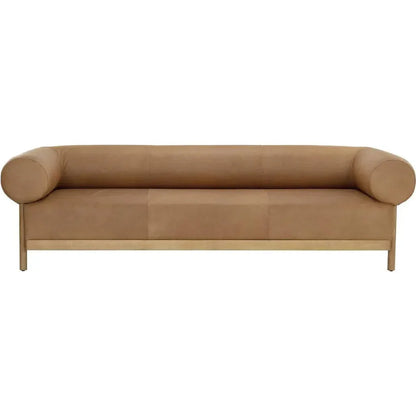 Bromley Leather Luxurious Sofa - LOOMLAN - SUNPAN - Sofas & Loveseats