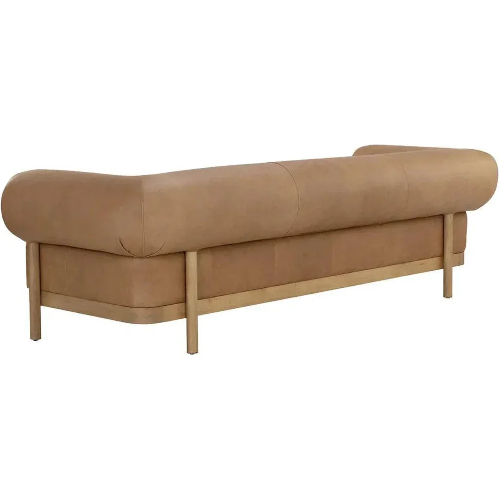 Bromley Leather Luxurious Sofa - LOOMLAN - SUNPAN - Sofas & Loveseats