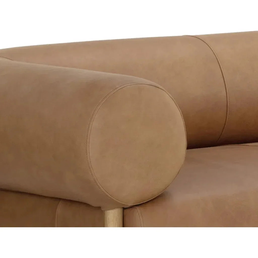 Bromley Leather Luxurious Sofa - LOOMLAN - SUNPAN - Sofas & Loveseats