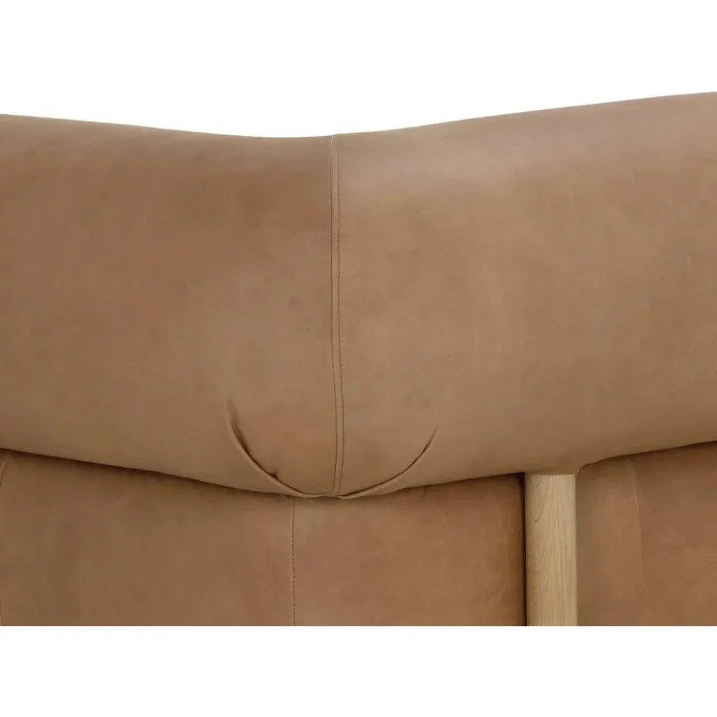 Bromley Leather Luxurious Sofa - LOOMLAN - SUNPAN - Sofas & Loveseats