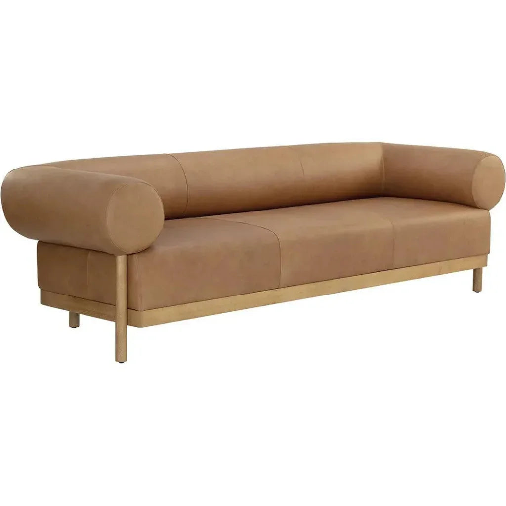 Bromley Leather Luxurious Sofa - LOOMLAN - SUNPAN - Sofas & Loveseats