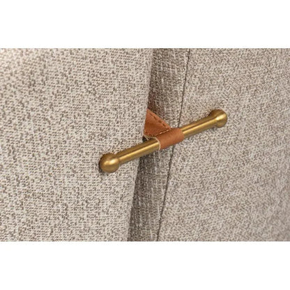 Bronson Accent Tub Chair Beige Performance - LOOMLAN - Sarreid - Accent Chairs