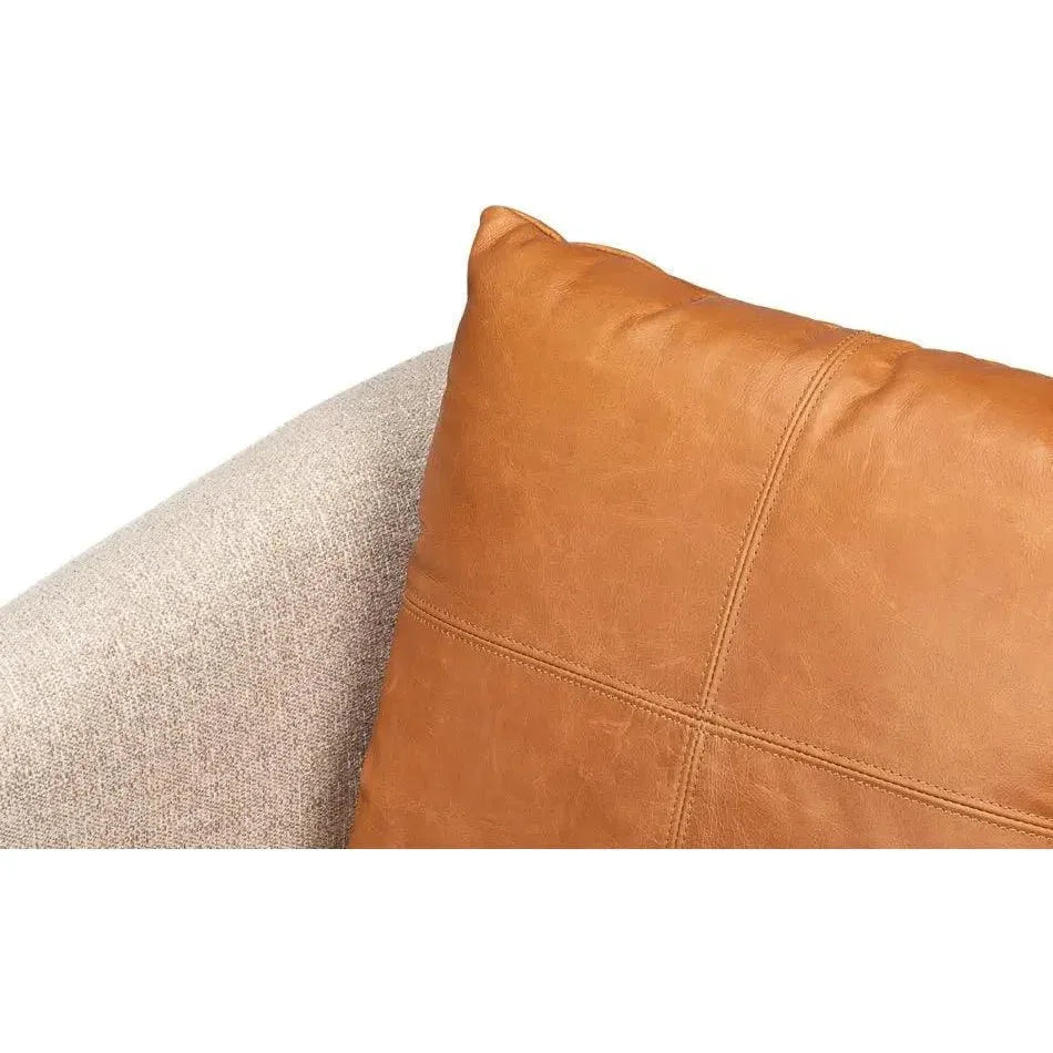 Bronson Swivel Club Chair Beige Performance - LOOMLAN - Sarreid - Club Chairs