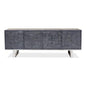 Bronzini Credenza Large Blue Cabinet for Living Room - LOOMLAN - Sarreid - Sideboards