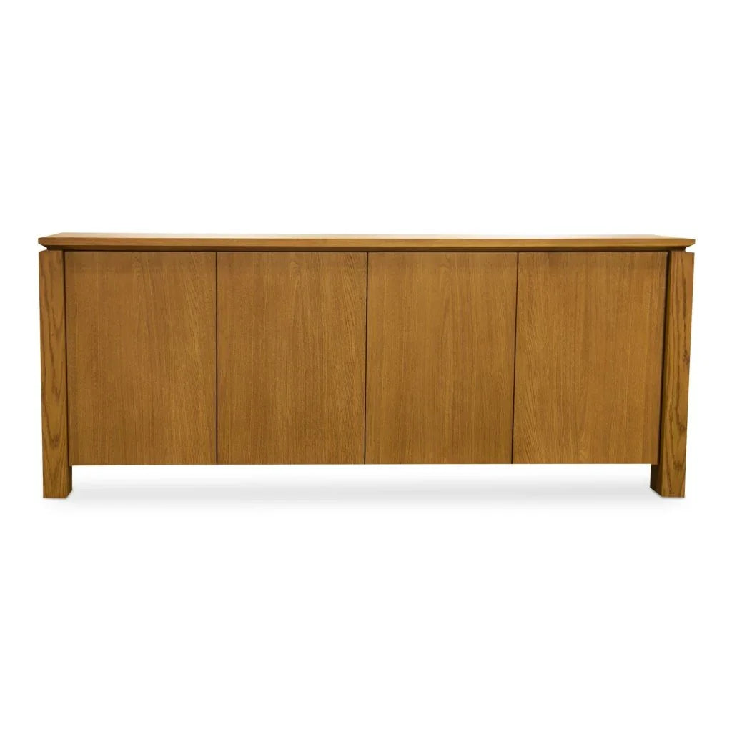 Brook Country Oak With Floating Design Sideboard - LOOMLAN - Moe's Home - Sideboards