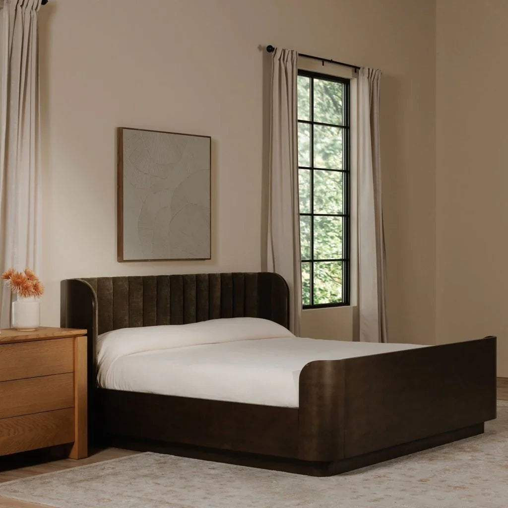 Brook Country Oak With Floating Top Chest - LOOMLAN - Moe's Home - Chests