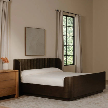 Brook Country Oak With Floating Top Chest - LOOMLAN - Moe's Home - Chests