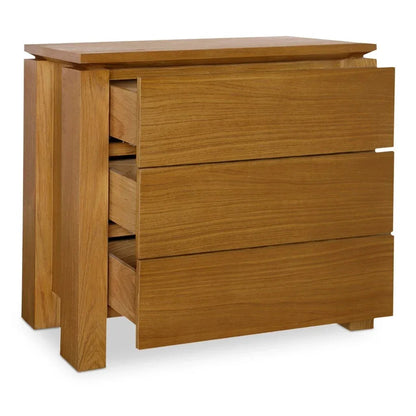 Brook Country Oak With Floating Top Chest - LOOMLAN - Moe's Home - Chests