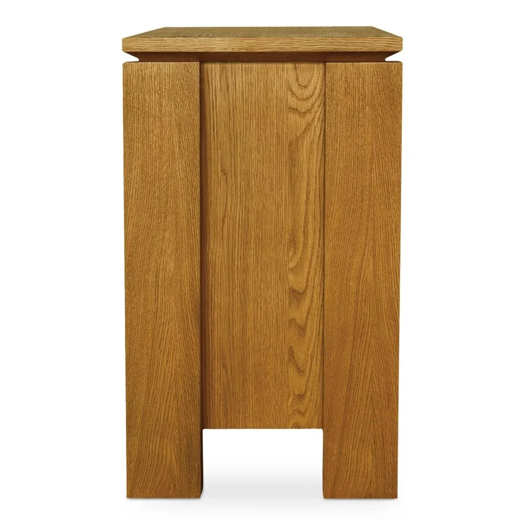 Brook Country Oak With Floating Top Chest - LOOMLAN - Moe's Home - Chests