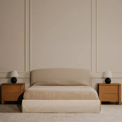 Brook Country Oak With Floating Top Design Nightstand - LOOMLAN - Moe's Home - Nightstands