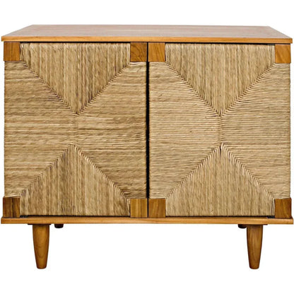 Brook Teak Wood Sideboard With 2 Doors - LOOMLAN - Noir - Sideboards