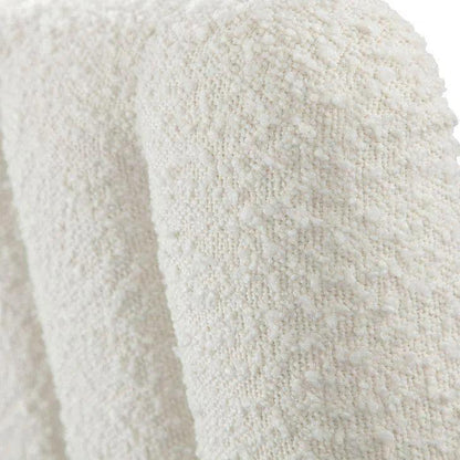 Brooke Ivory Boucle Bed Frame - LOOMLAN - Diamond Sofa - Beds