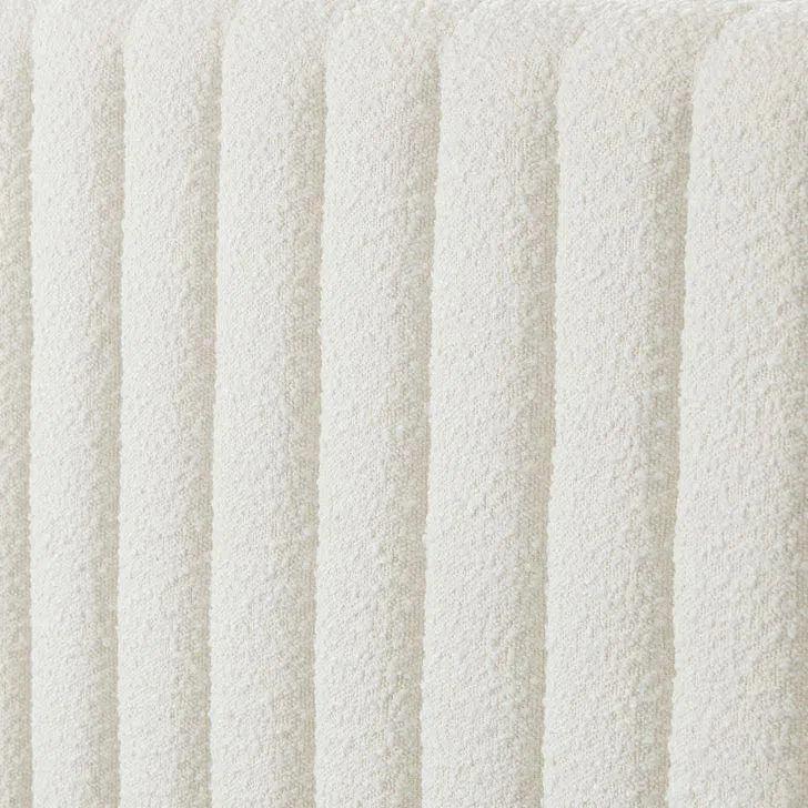 Brooke Ivory Boucle Bed Frame - LOOMLAN - Diamond Sofa - Beds