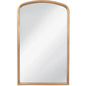 Brookings Metal Gold Vertical Floor Mirror-Floor Mirrors-Bassett Mirror-LOOMLAN