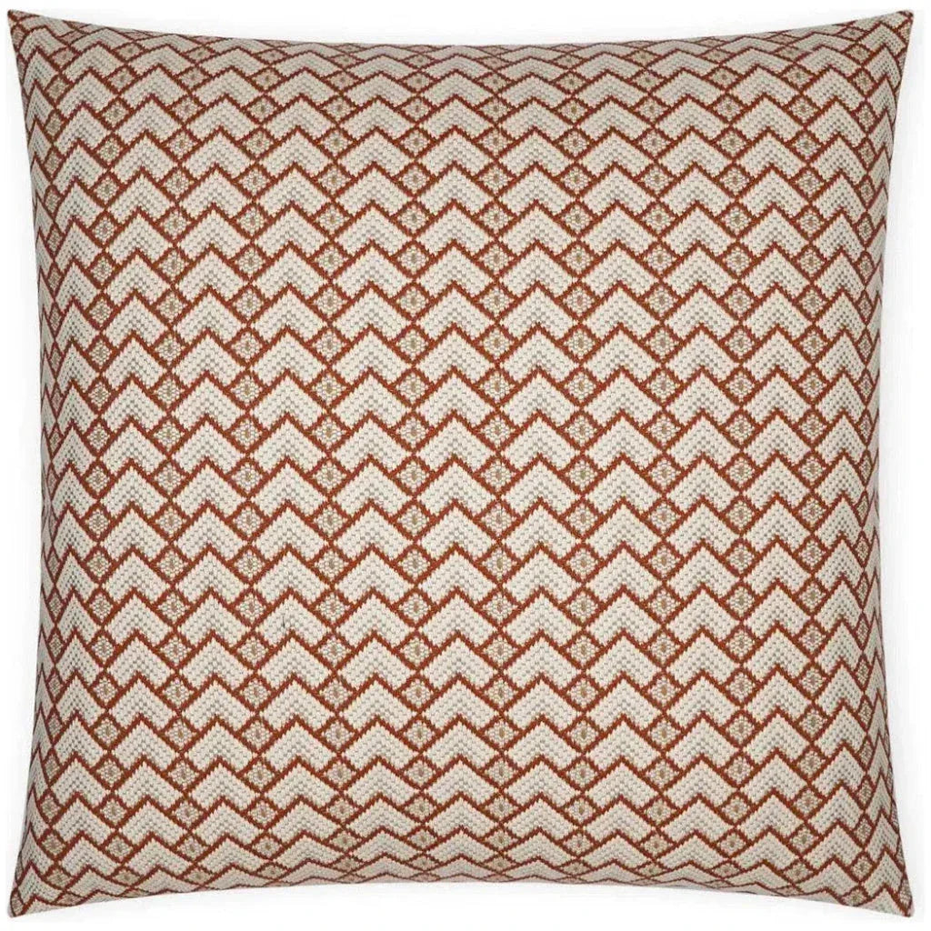 Brookland Paprika Copper Red Large Throw Pillow Insert - LOOMLAN - D.V. Kap - Throw Pillows