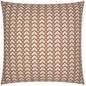 Brookland Paprika Copper Red Large Throw Pillow Insert - LOOMLAN - D.V. Kap - Throw Pillows