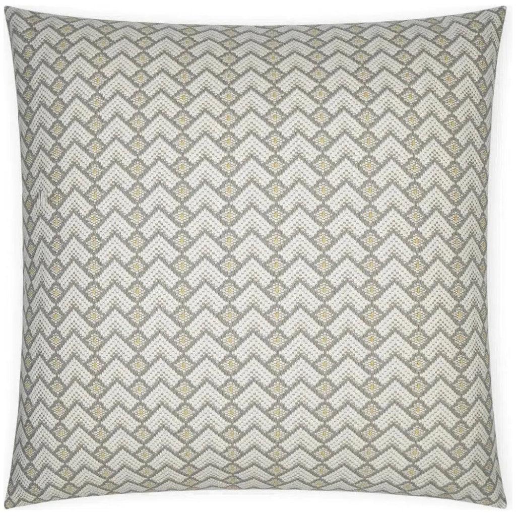 Brookland Twine Grey Large Throw Pillow Insert - LOOMLAN - D.V. Kap - Throw Pillows
