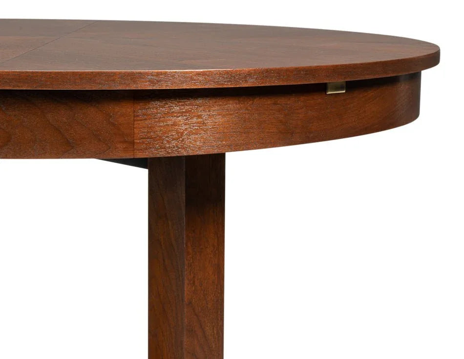 Brooklyn Jupe Round Dining Table-Dining Tables-Sarreid-LOOMLAN