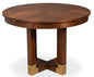 Brooklyn Jupe Round Dining Table-Dining Tables-Sarreid-LOOMLAN