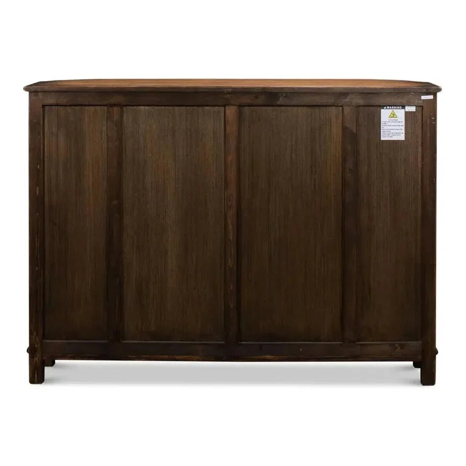 Brooks Demilune Brown - LOOMLAN - Sarreid - Sideboards
