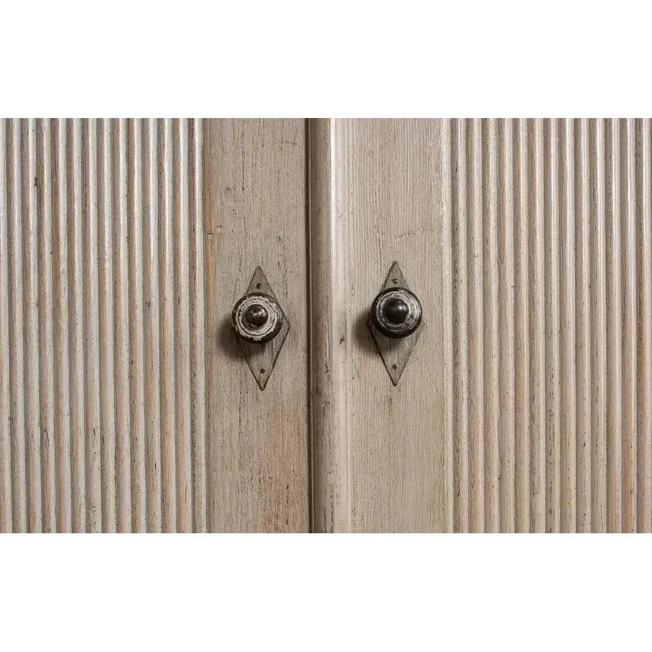 Brooks Demilune Stone Grey - LOOMLAN - Sarreid - Sideboards