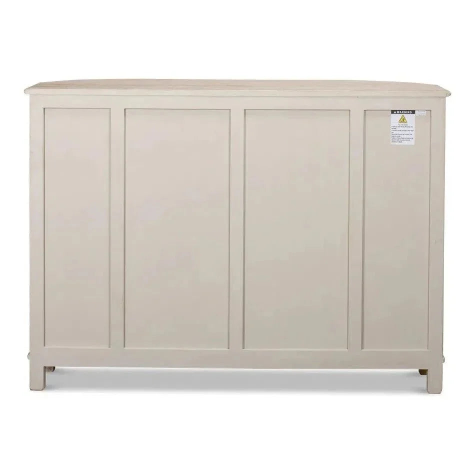 Brooks Demilune Stone Grey - LOOMLAN - Sarreid - Sideboards