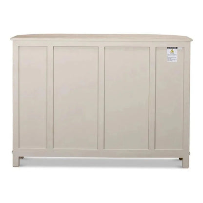 Brooks Demilune Stone Grey - LOOMLAN - Sarreid - Sideboards