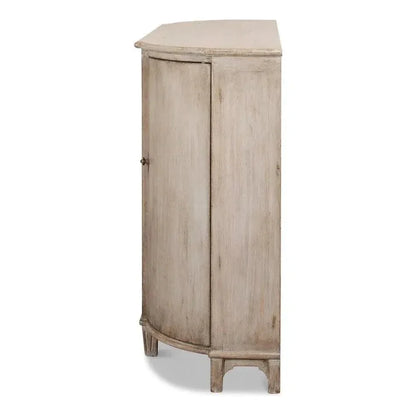 Brooks Demilune Stone Grey - LOOMLAN - Sarreid - Sideboards