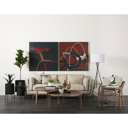 Brooks Faux Leather Three Seater Sofa