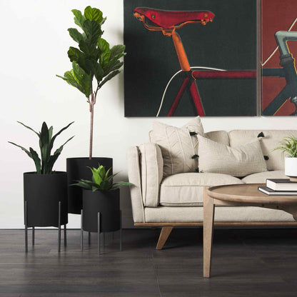 Brooks Faux Leather Three Seater Sofa