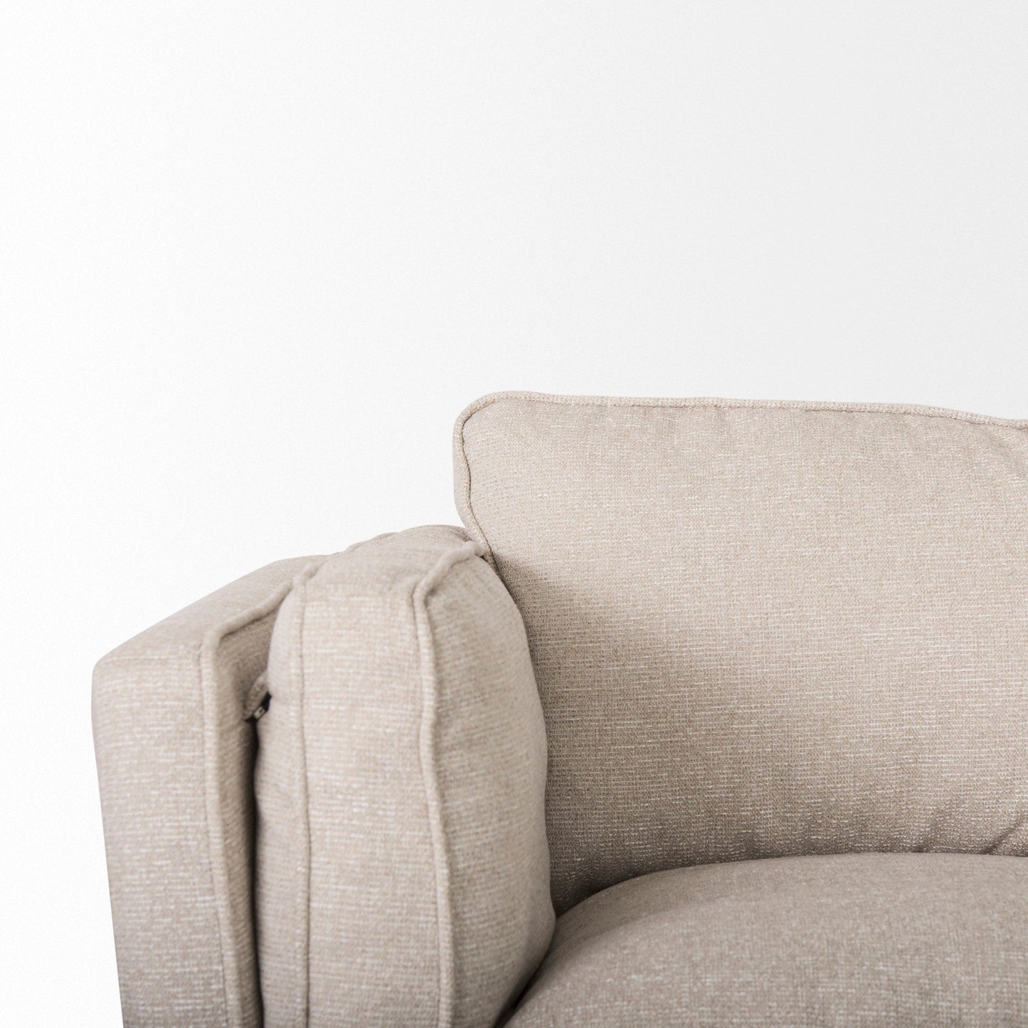 Brooks Faux Leather Three Seater Sofa