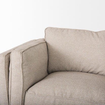 Brooks Faux Leather Three Seater Sofa