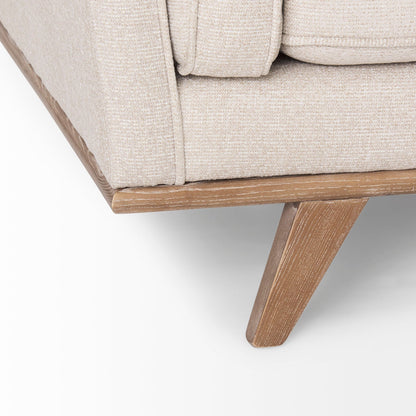 Brooks Faux Leather Three Seater Sofa